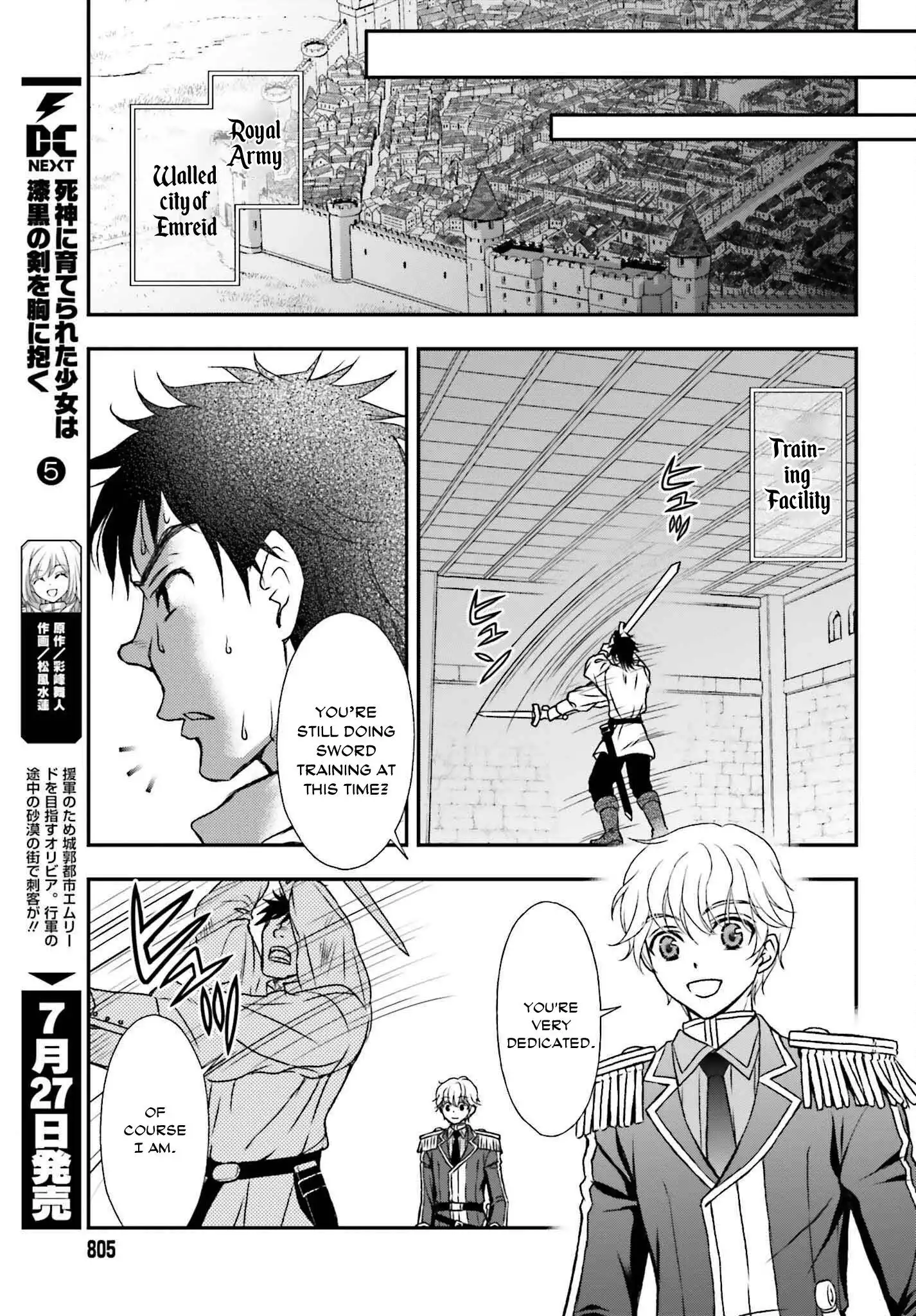 Shinigami ni Sodaterareta Shoujo wa Shikkoku no Tsurugi wo Mune ni Idaku Chapter 30 7